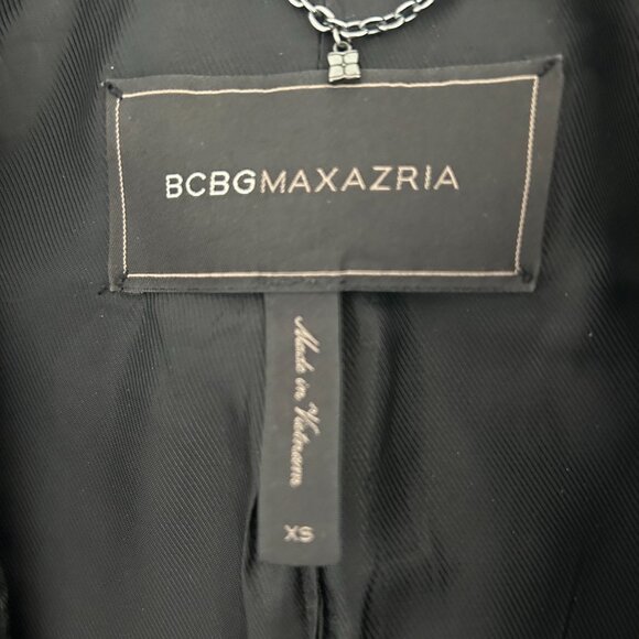 BCBGMAXAZRIA Wool cropped military style jacket - Picture 3 of 5